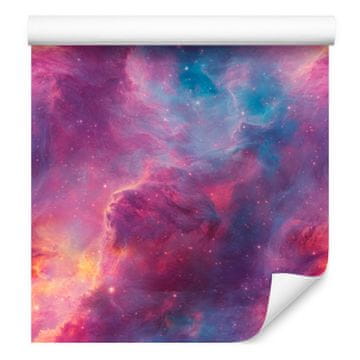 Akvarelna tapeta Galaxy Vijolična in vijolična, vijolično ozadje 50x1000 cm