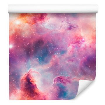 Akvarelna tapeta Galaxy Vijolična in vijolična, koralno ozadje 50x1000 cm