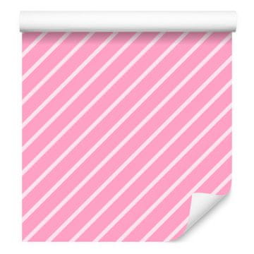 Tapeta Roza vzorci pudrasto roza, pudrasto roza sredina 50x1000 cm