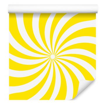 Hipi rumena tapeta za dnevno sobo in spalnico 50x1000 cm