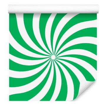 Hipi zelena tapeta za dnevno sobo in spalnico 50x1000 cm