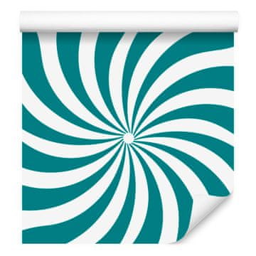 Hipi turkizna tapeta za dnevno sobo in spalnico 50x1000 cm