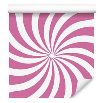 Hipi tapeta ozadje vijolično-belo za dnevno sobo in spalnico 50x1000 cm
