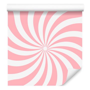 Hipi tapeta ozadje koralno-bela za dnevno sobo in spalnico 50x1000 cm