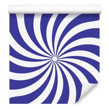Hipi ozadje tapeta modra, bela in svetlo siva 50x1000 cm