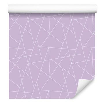Geometrična tapeta z motivom sivke za dnevno sobo in spalnico 50x1000 cm