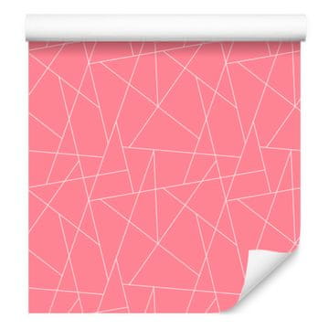 Tapeta z geometrijskim vzorcem koral, koralno dno za dnevno sobo in spalnico 50x1000 cm