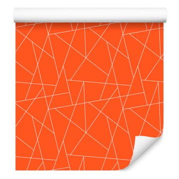 Tapeta z geometrijskim vzorcem breskev, breskev sredina 50x1000 cm