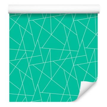Tapeta Geometrijski morski vzorec, mehke oblike 50x1000 cm