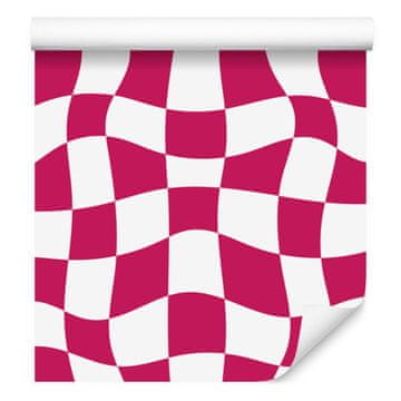 Ozadje Brezplačna šahovnica vijolična in bela, vijolično ozadje 50x1000 cm