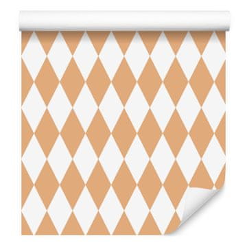 Tapeta Harlequin Diamonds bela, krem in zlata za dnevno sobo in spalnico 50x1000 cm