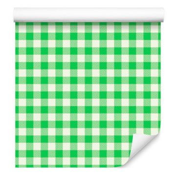 Tapeta z vzorcem mete in limete za dnevno sobo in spalnico 50x1000 cm