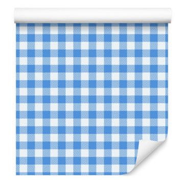 Tapeta iz blaga z vzorcem azurne barve, mehke oblike za dnevno sobo in spalnico 50x1000 cm