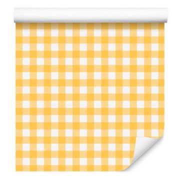 Krem tapeta z vzorcem blaga, subtilni detajli za dnevno sobo in spalnico 50x1000 cm