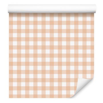 Tapeta iz blaga z vzorcem krem, zgornja plast krem za dnevno sobo in spalnico 50x1000 cm