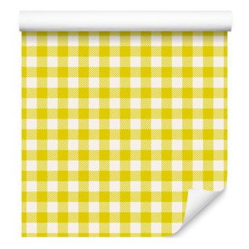 Krem tapeta z vzorcem blaga, fini detajli za dnevno sobo in spalnico 50x1000 cm