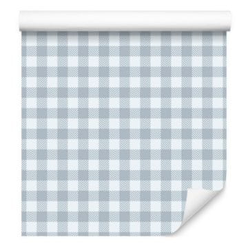 Tapeta iz blaga z vzorcem svetlo siva, ozadje svetlo sivo 50x1000 cm