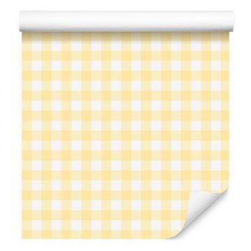 Tapeta iz blaga z vzorcem v krem in beli barvi za dnevno sobo in spalnico 50x1000 cm