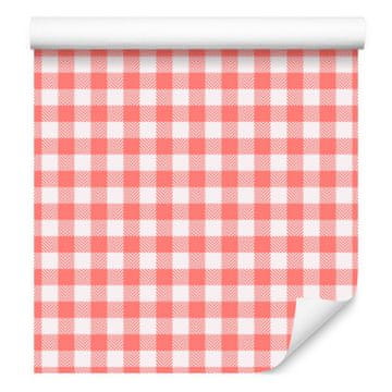 Tapeta s koralnim vzorcem blaga, subtilni detajli za dnevno sobo in spalnico 50x1000 cm