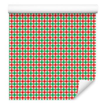 Bež Vichy Karo tapeta za dnevno sobo in spalnico 50x1000 cm
