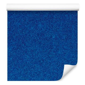 Modra bleščeča tapeta, modro ozadje za dnevno sobo in spalnico 50x1000 cm