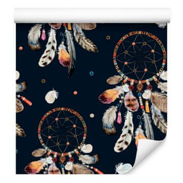 Tapeta z motivom lovilca sanj v boemskem slogu za dnevno sobo in spalnico 50x1000 cm