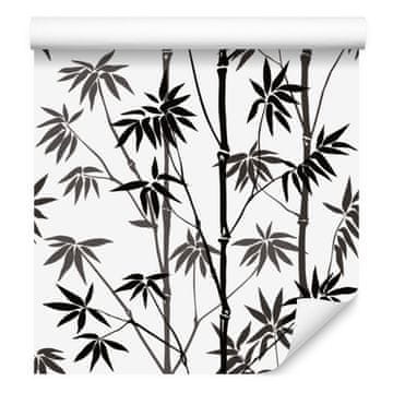 Tapeta White Forest Bamboo za dnevno sobo in spalnico 50x1000 cm