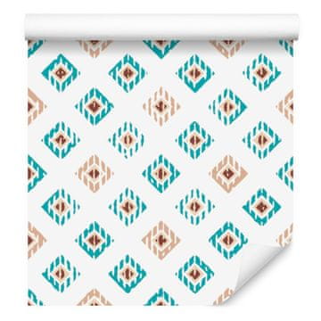 Tapeta z geometrijskim vzorcem za dnevno sobo in spalnico 50x1000 cm