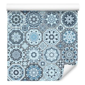 Barvita mozaična tapeta v orientalskem slogu za dnevno sobo in spalnico 50x1000 cm