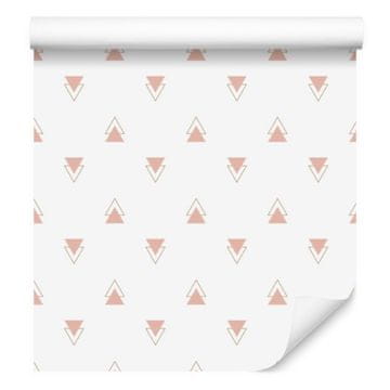 Geometrična in moderna minimalistična tapeta s trikotniki 50x1000 cm