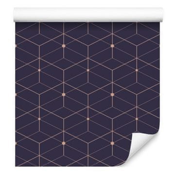 Modernistična tapeta z geometrijskim vzorcem za dnevno sobo in spalnico 50x1000 cm