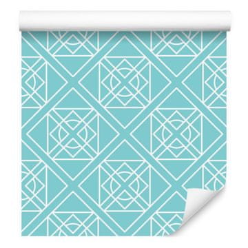 Modernistične tapete z geometrijskimi ornamenti za dnevno sobo in spalnico 50x1000