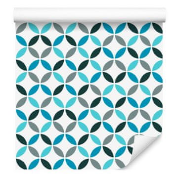 Geometrijska in retro tapeta za dnevno sobo in spalnico 50x1000 cm