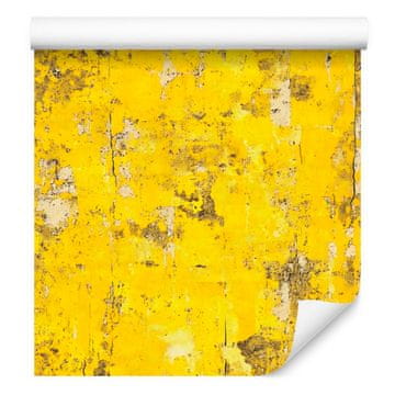Starano zlato, rumeno-zlata tapeta za dnevno sobo in spalnico 50x1000 cm