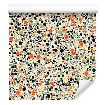 Teraco tapeta bež, siva, krem in svetlo siva 50x1000 cm