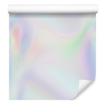 Ozadje tapete z gradientom svetlo sive, bele in modre barve 50x1000 cm