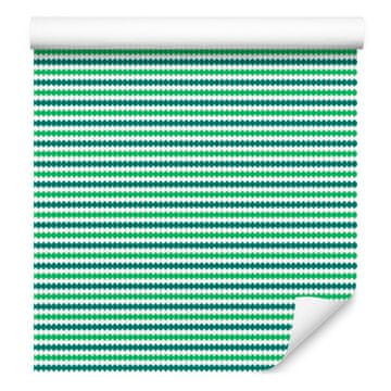 Tapeta z metinimi in morskimi črtami za dnevno sobo in spalnico 50x1000 cm