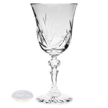 Marika Kristalni kozarci za vino 220 ml Ledeni list