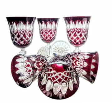 Marika Kozarci za vino Ruby Crystal 220ml Krata Olive