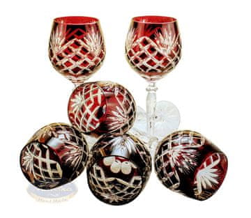 Marika Kozarci za vino Ruby Crystal 280 ml z vonjem ananasa