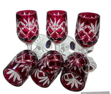 Marika Kozarci za vodko Ruby Crystal 25 ml z vonjem ananasa