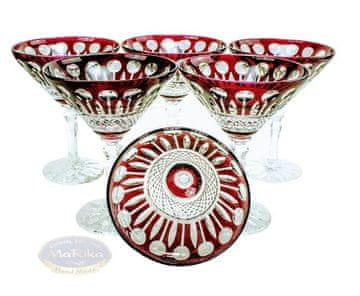 Marika Kozarci za martini Ruby Crystal 170 ml francoski