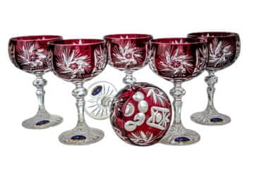 Marika Kozarci za šampanjec Ruby Crystal 150 ml, mlinček za olive