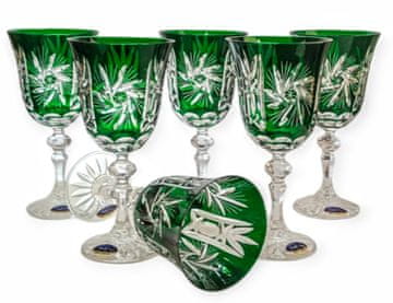 Marika Kozarci za vino Emerald Crystal 220 ml Mlinček za olive