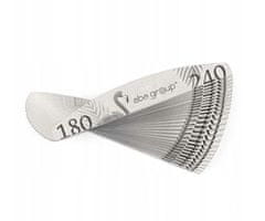 Aba Group Pilica za nohte HALF MOON 180/240 STANDARD - FLAMINGO, 25 kosov