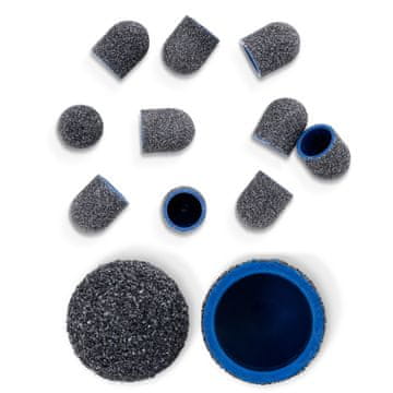 Aba Group Brusilne kapice za pedikuro 10 mm, granulacija 80 - 10 kosov