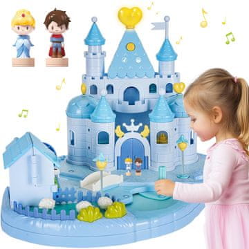 GU FYGUROSO Princeskin grad z magnetnimi figuricami za deklice