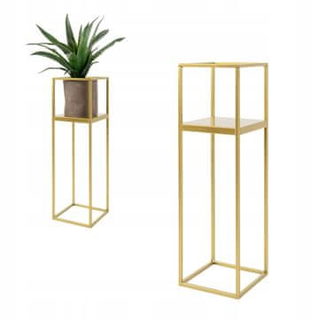DE STOJEČA CVETLIČNA GREDICA Metal Loft Gold Modern Design Lille M 19x19x62