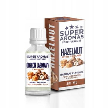 Naravna aroma hrane Lešnik s karamelo 30 ml