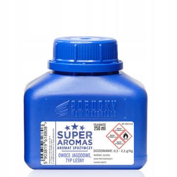 Aroma za živila z vonjem po gozdnih jagodah 250 ml